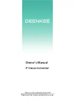 Preview for 1 page of Deenkee I7 Owner'S Manual