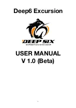 Deep 6 Excursion User Manual предпросмотр