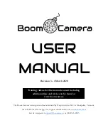 Deep Analytics Boom Camera User Manual предпросмотр