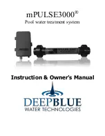 Предварительный просмотр 1 страницы Deep Blue mPULSE3000 Instruction & Owner'S Manual