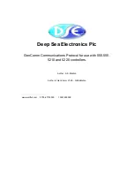 Preview for 1 page of Deep Sea Electronics Plc 5220 Manual