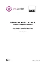 DEEP SEA ELECTRONICS DSEControl DSEE050 Operator'S Manual предпросмотр