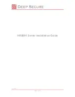 Deep Secure HRB001 Installation Manual preview