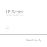 Deepcool LE Series Manual предпросмотр