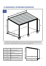 Preview for 9 page of Deeplas OASIS POLYCARBONATE VERANDA Installation Manual