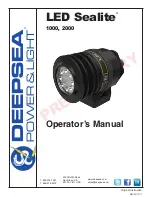 DeepSea Power & Light LED SeaLite LSL-1000 Operator'S Manual preview