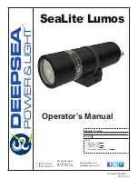 DeepSea Power & Light SeaLite Lumos 1000 Operator'S Manual preview