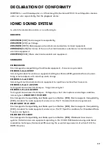 Preview for 17 page of Deeptime IONIC Owner'S Manual