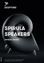 Deeptime SPIRULA Owner'S Manual предпросмотр