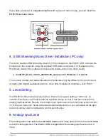 Предварительный просмотр 6 страницы Deer Creek Audio EQ901 USB User Manual