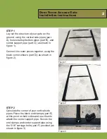 Preview for 2 page of Deer Fence Access Gate Installation Instructions