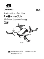 Deerc D20 User Manual preview