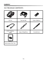 Preview for 10 page of Deerc D60 Instructions For Use Manual