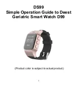 Deest D99 Simple Operation Manual preview