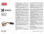 Предварительный просмотр 1 страницы DEFA 411117 Fitting Instructions Manual