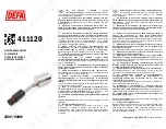 DEFA 411120 Fitting Instructions Manual предпросмотр