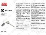 DEFA 411205 Fitting Instructions предпросмотр