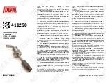 DEFA 411250 Fitting Instructions предпросмотр