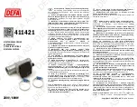 DEFA 411421 Fitting Instructions Manual preview