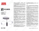 DEFA 411455 Fitting Instructions Manual предпросмотр