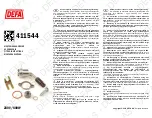 Предварительный просмотр 1 страницы DEFA 411544 Fitting Instructions