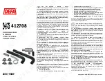 DEFA 412708 Fitting Instructions Manual preview