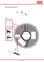 Предварительный просмотр 3 страницы DEFA Bailey lights Protect 2.0 Mounting Instruction