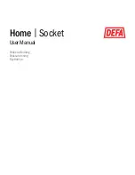 DEFA Home Socket User Manual предпросмотр