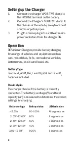 Предварительный просмотр 4 страницы DEFA REDARC SmartCharge 10A User Manual