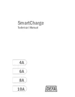 DEFA SmartCharge 10A Technical Manual предпросмотр