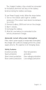 Предварительный просмотр 11 страницы DEFA SmartCharge 701515 Technical Manual