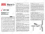 Предварительный просмотр 1 страницы DEFA WarmUp 411122 Fitting Instructions Manual