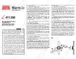 Предварительный просмотр 1 страницы DEFA WarmUp 411250 Fitting Instructions