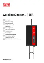 DEFA WorkShopCharger 35A User Manual предпросмотр