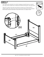 Предварительный просмотр 4 страницы DeFehr SIENNA PANEL BED Assembly