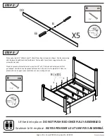 Предварительный просмотр 5 страницы DeFehr SIENNA PANEL BED Assembly