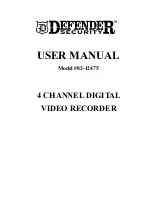 Предварительный просмотр 1 страницы Defender Security 82-12475 User Manual