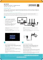 Preview for 1 page of Defender wireless W2K1TB4B2 Setup