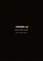 Preview for 1 page of Defender 4K1T4Bx Quick Start Manual