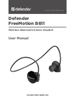 Preview for 1 page of Defender 63611 User Manual