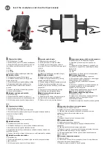 Preview for 3 page of Defender Car holder 101+ Operation Manual