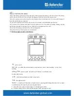 Preview for 3 page of Defender Car Vision 2010 HD Operation Manual