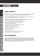 Preview for 4 page of Defender COMPACT User Manual