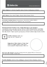 Preview for 4 page of Defender Devourer MHP-006 Operation Manual