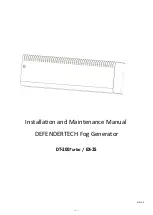 Preview for 35 page of DEFENDERTECH DT-200Turbo Installation And Maintenance Manual