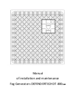 DEFENDERTECH DT-800Lan Installation And Maintenance Manual preview