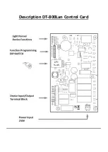 Preview for 9 page of DEFENDERTECH DT-800Lan Installation And Maintenance Manual