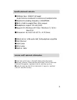 Preview for 3 page of Deff DDA-DAC1U Owner'S Manual