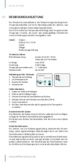 Preview for 2 page of deffner & Johann RCM 5717 Operating Manual