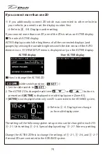 Предварительный просмотр 75 страницы Defi ADVANCE ZD Operation Manual